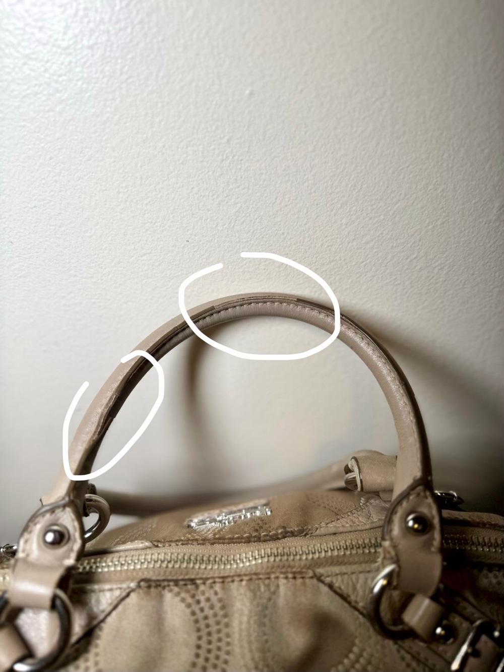 Coach Madison Dotted Op Art Sophia Satchel - Picture 7 of 11